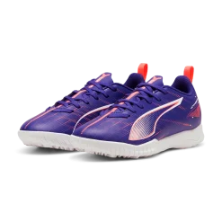 Scarpe da calcetto da ragazzo viola Puma Ultra 5