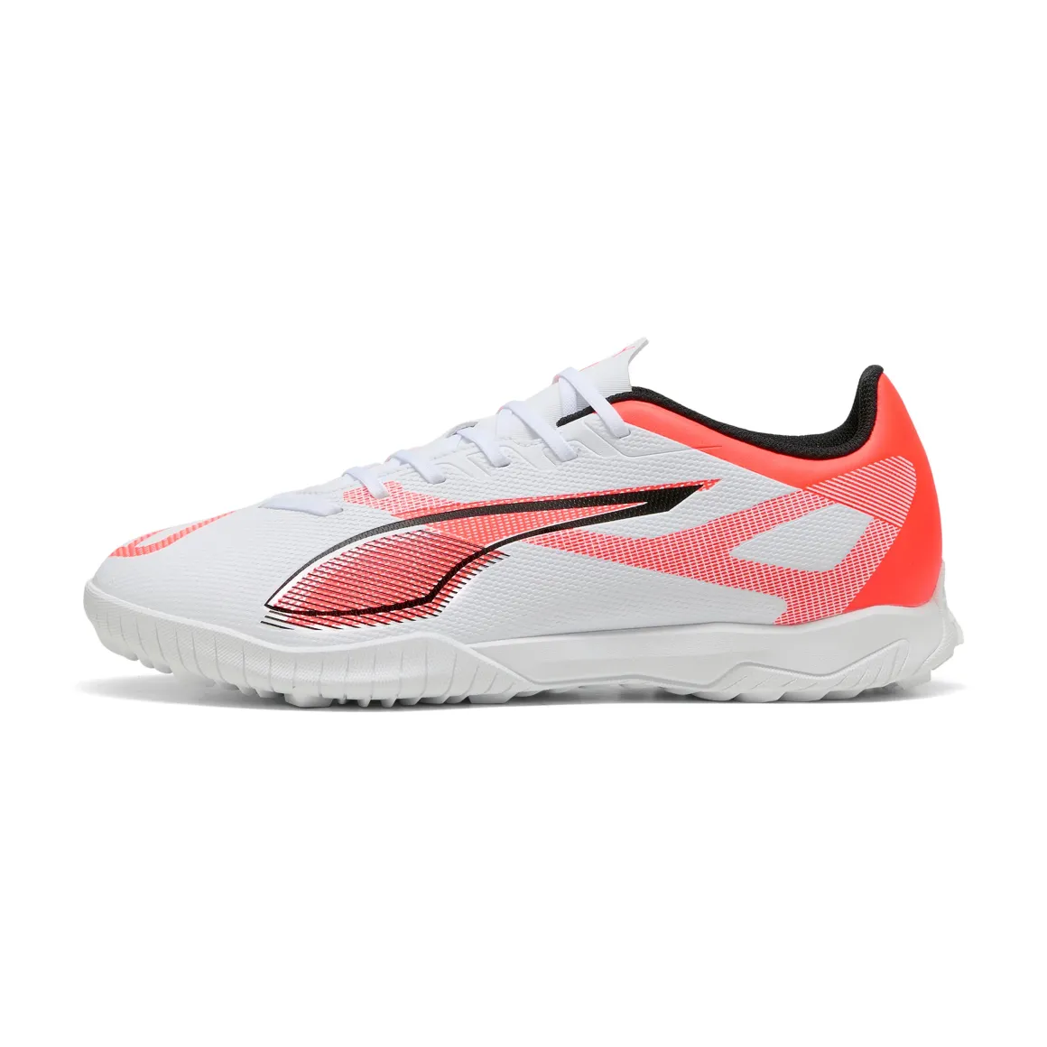 Scarpe da Calcetto da Uomo bianche con inserti in corallo Puma ULTRA 5 PLAY TT