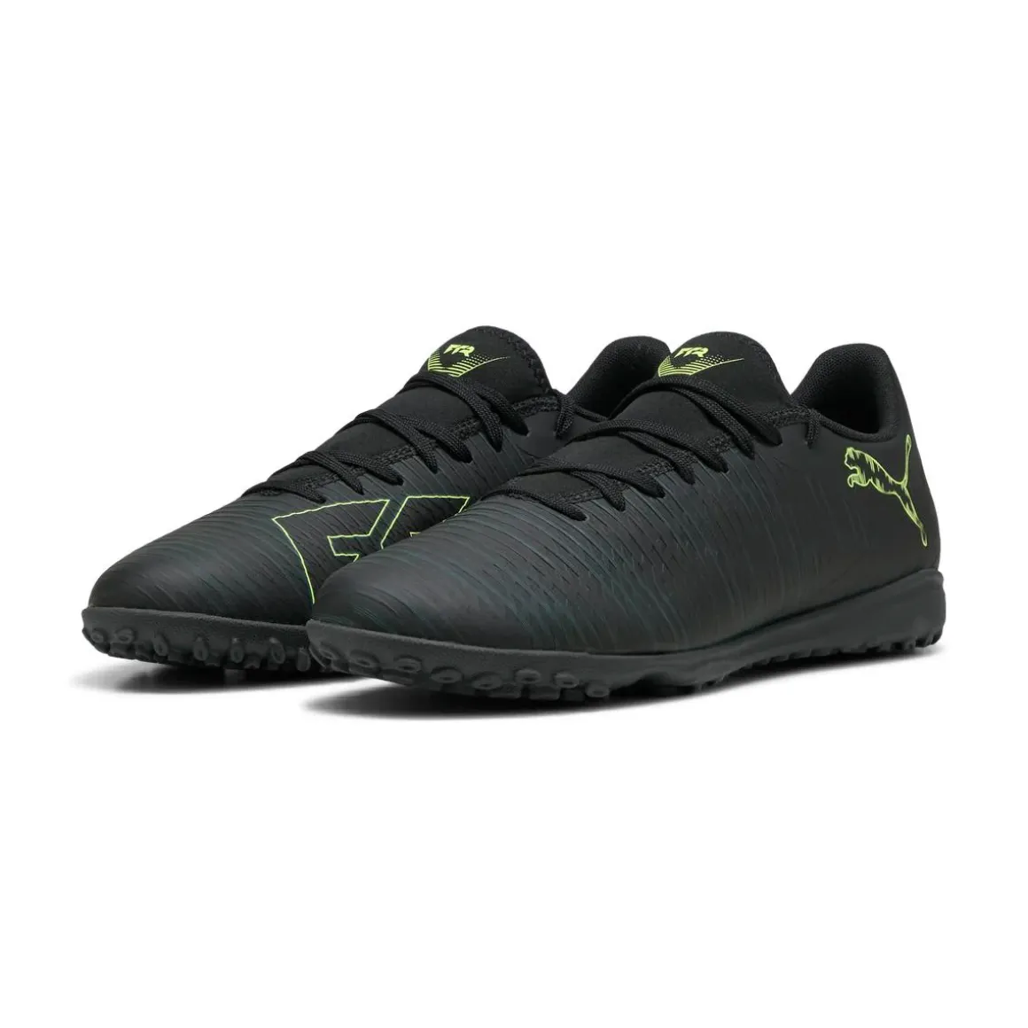 Scarpe da Calcetto da Uomo nere con inserti fluo Puma Future 8 Play TT
