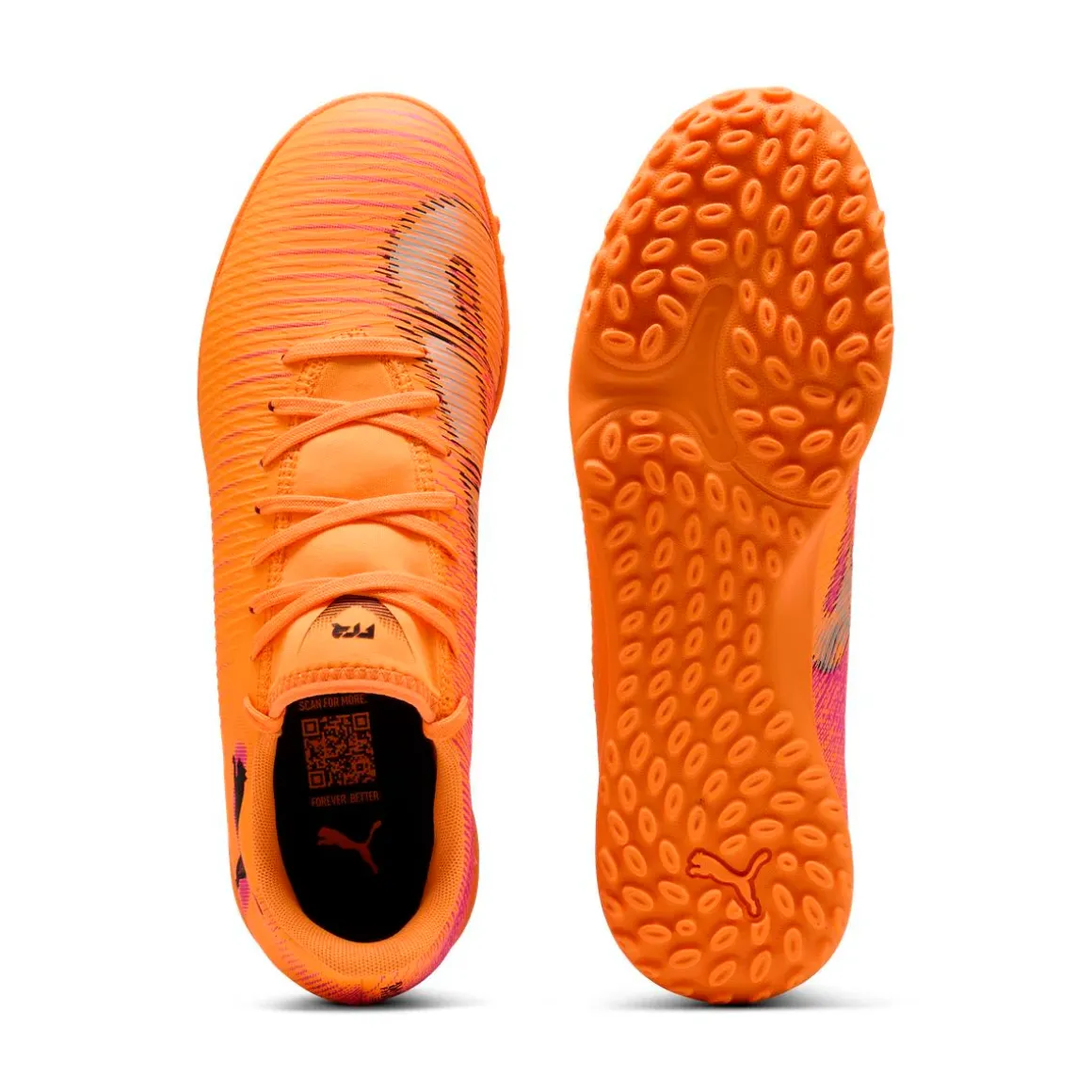 Scarpe da Calcetto da uomo Puma Future 8 Play TT arancioni