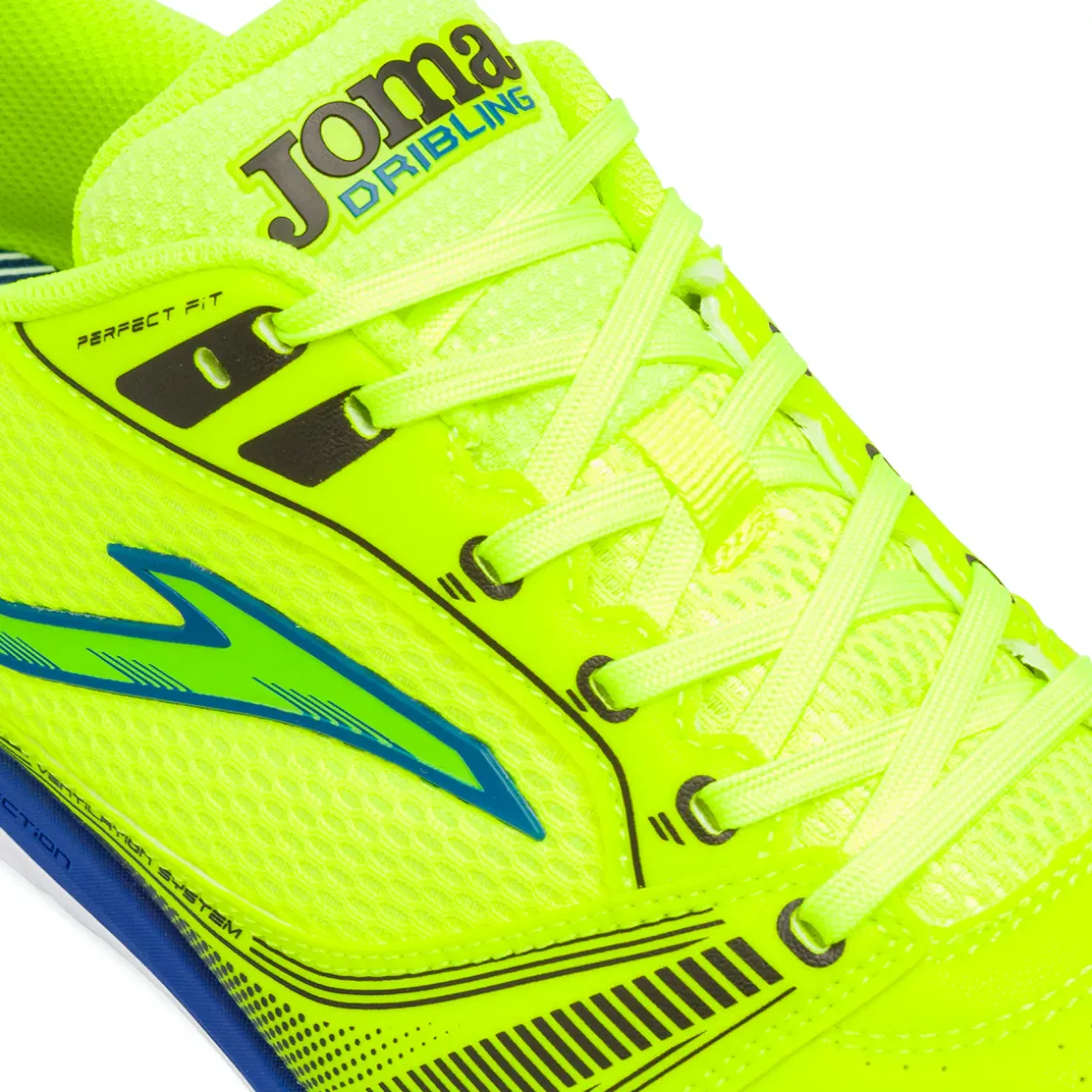 Scarpe da Calcetto Giallo e blu da Uomo Joma Dribling 2509 Indoor IC