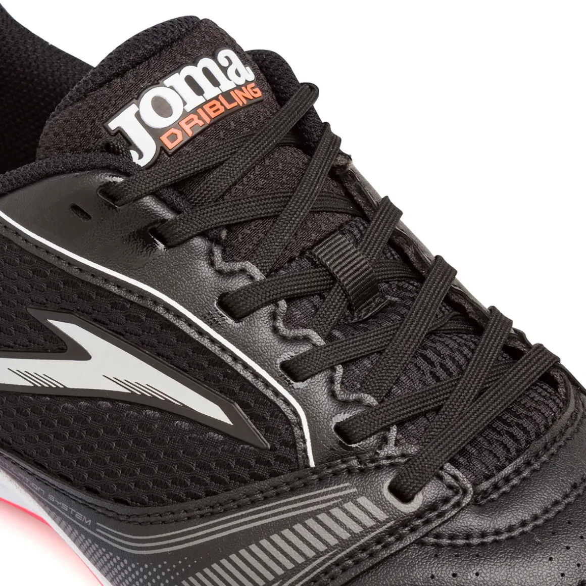 Scarpe da Calcetto Nere con inserti rossi da Uomo Joma Dribling 2501 TF