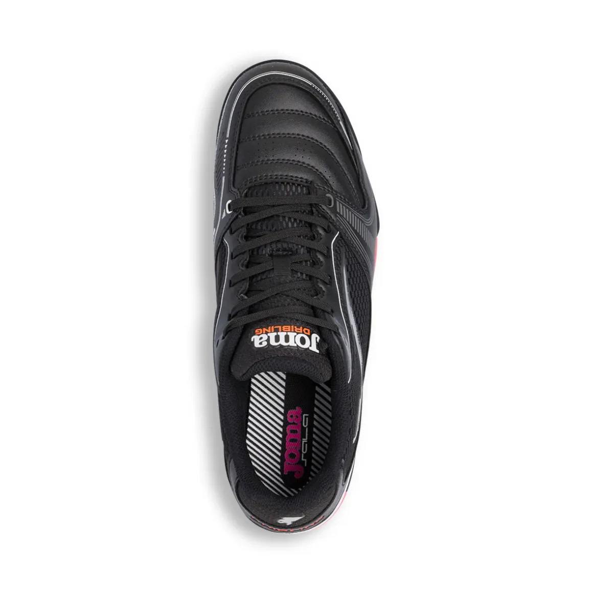 Scarpe da Calcetto Nere con inserti rossi da Uomo Joma Dribling 2501 TF
