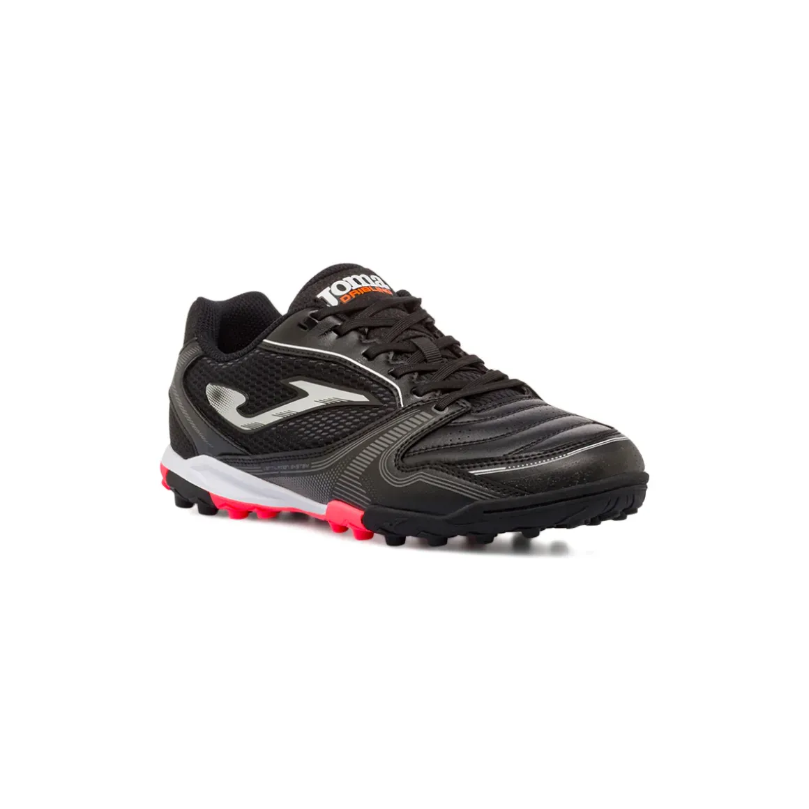 Scarpe da Calcetto Nere con inserti rossi da Uomo Joma Dribling 2501 TF