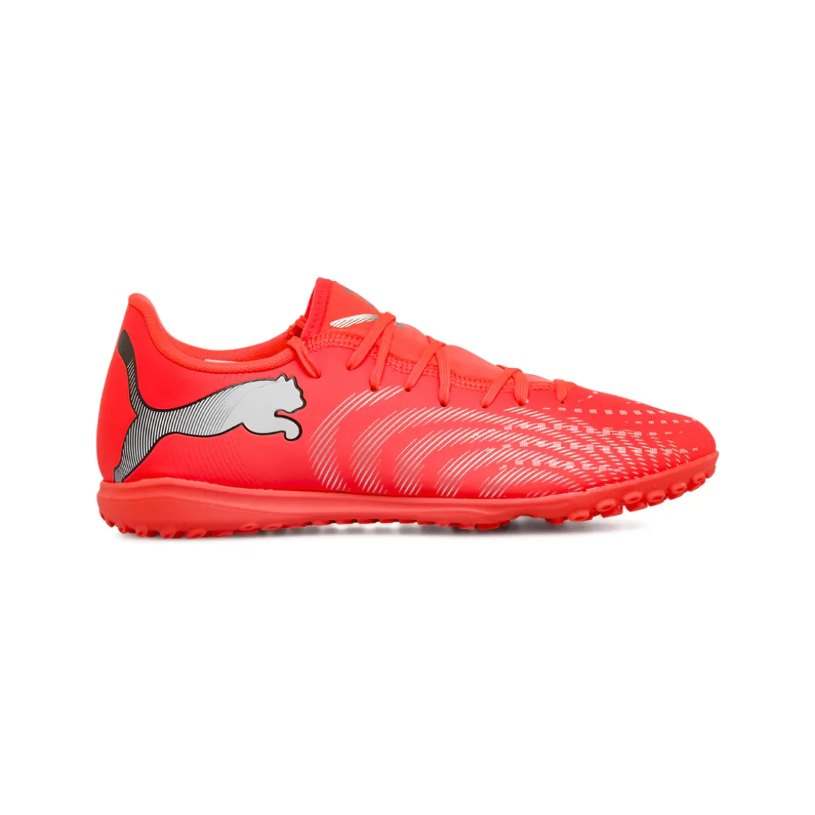 Scarpe da calcetto rosse da Uomo con suola TT Puma Future Play 9