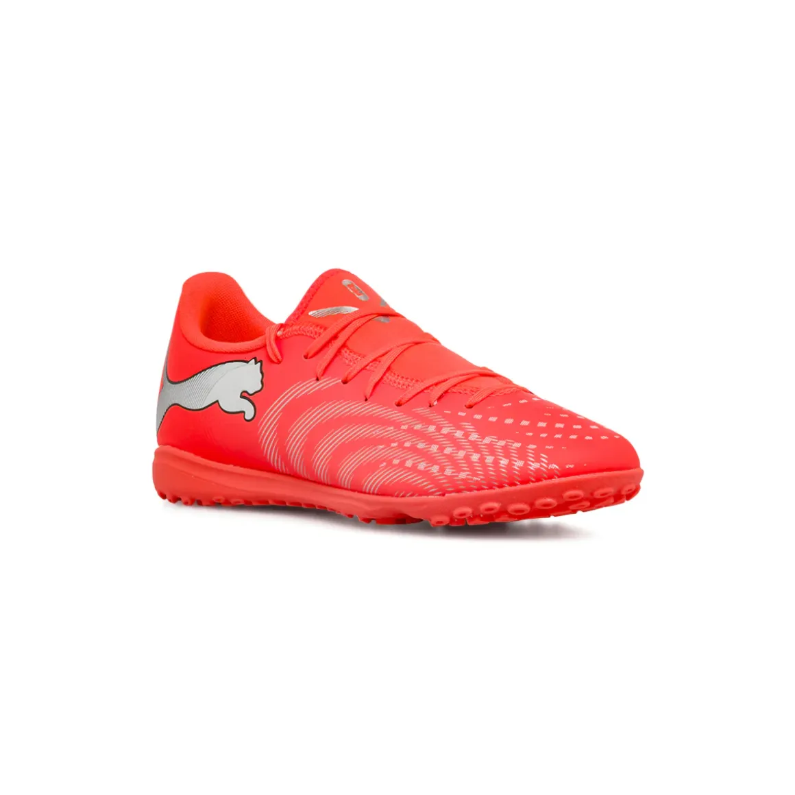 Scarpe da calcetto rosse da Uomo con suola TT Puma Future Play 9