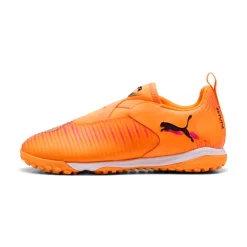 Scarpe da Calcetto slip-on da ragazzo Puma Futuro 8 TT arancioni