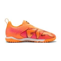 Scarpe da Calcetto slip-on da ragazzo Puma Futuro 8 TT arancioni