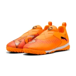 Scarpe da Calcetto slip-on da ragazzo Puma Futuro 8 TT arancioni