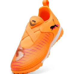 Scarpe da Calcetto slip-on da ragazzo Puma Futuro 8 TT arancioni