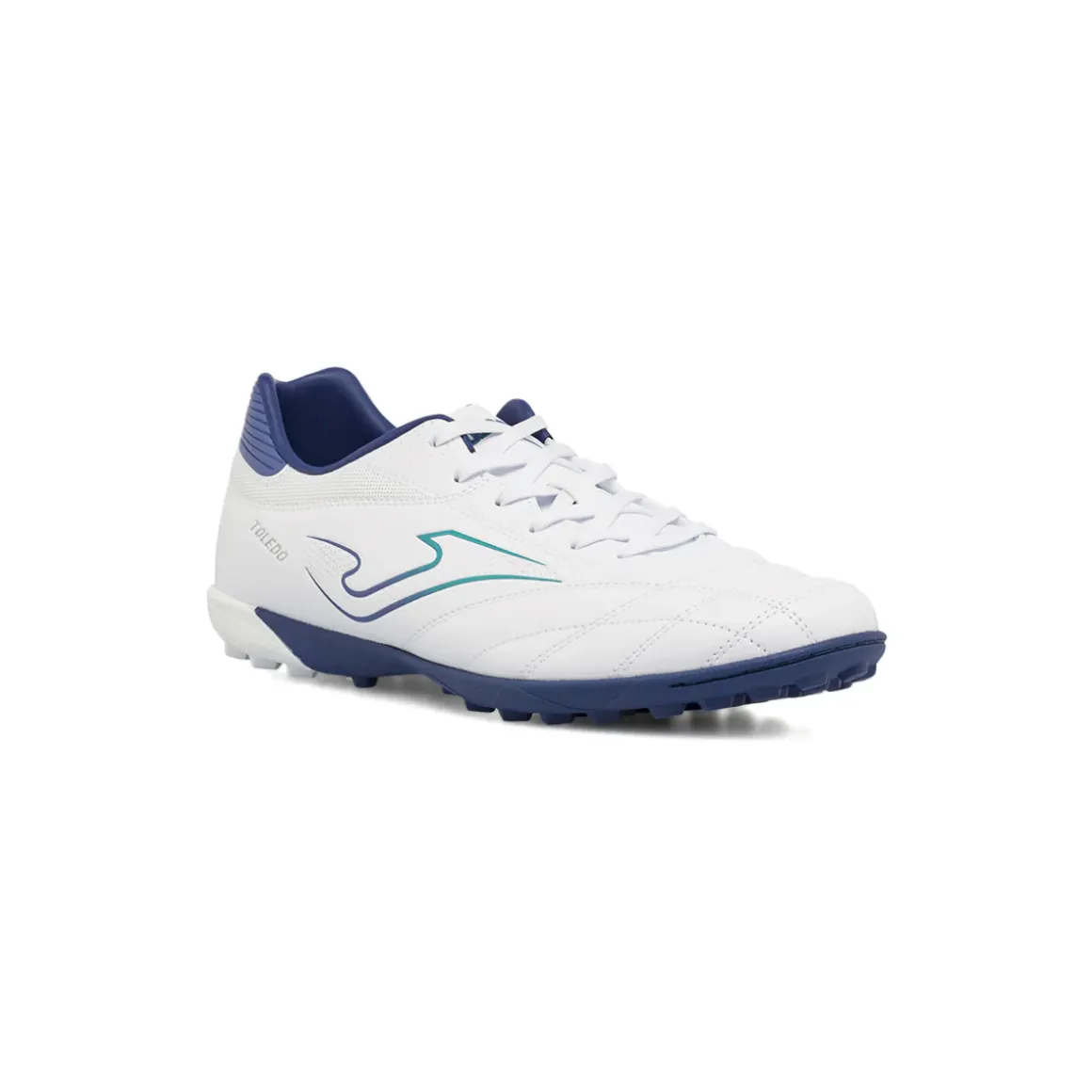 Scarpe da Calcetto Uomo bianche e blu TF per Erba Sintetica Joma