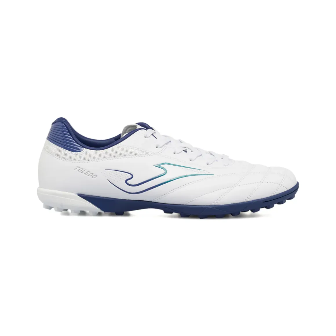 Scarpe da Calcetto Uomo bianche e blu TF per Erba Sintetica Joma