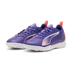 Scarpe da calcetto viola da ragazzo per terreni sintetici Puma ULTRA 5 PLAY