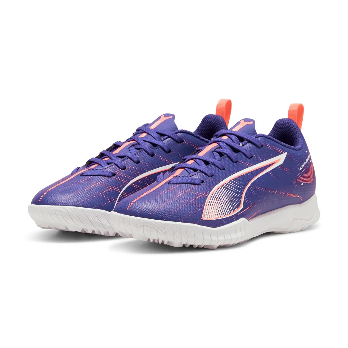 Scarpe da calcetto viola da ragazzo per terreni sintetici Puma ULTRA 5 PLAY