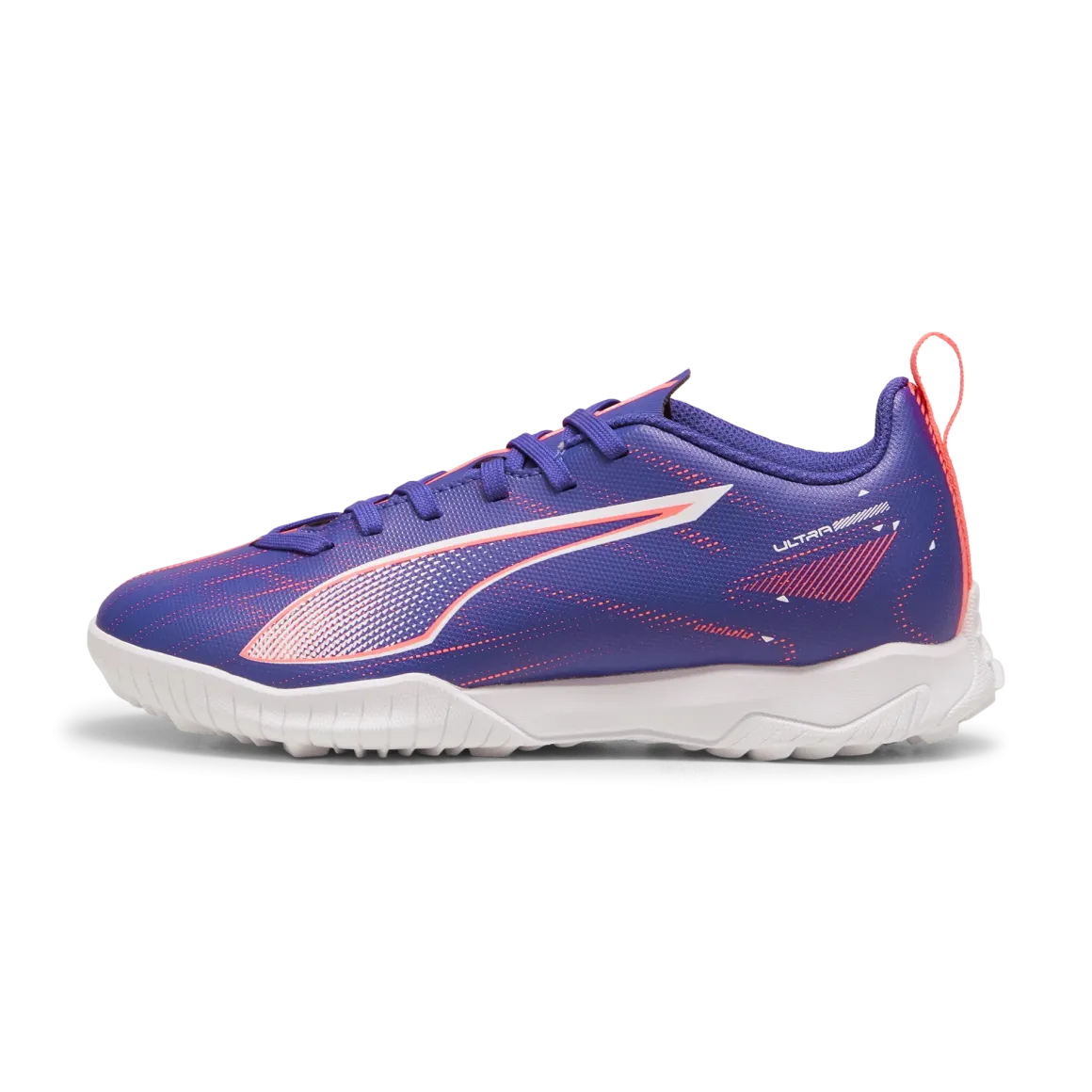 Scarpe da calcetto viola da ragazzo per terreni sintetici Puma ULTRA 5 PLAY