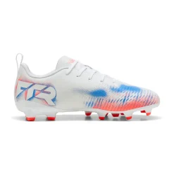 Scarpe da Calcio bianche da Ragazzo Puma Future 8 Play FG/AG Jr