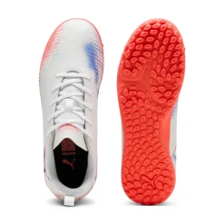 Scarpe da Calcio bianche da Ragazzo Puma FUTURE 8 PLAY TT Jr