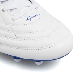 Scarpe da calcio bianche e blu da Uomo per terreni erbosi FG Joma