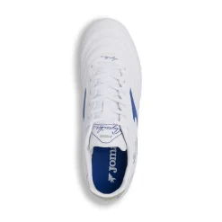 Scarpe da calcio bianche e blu da Uomo per terreni erbosi FG Joma