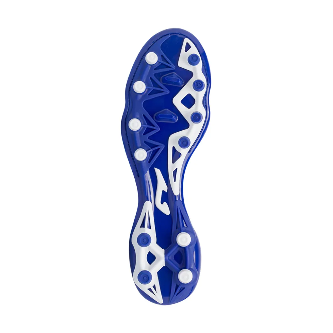 Scarpe da calcio bianche e blu da Uomo per terreni erbosi FG Joma