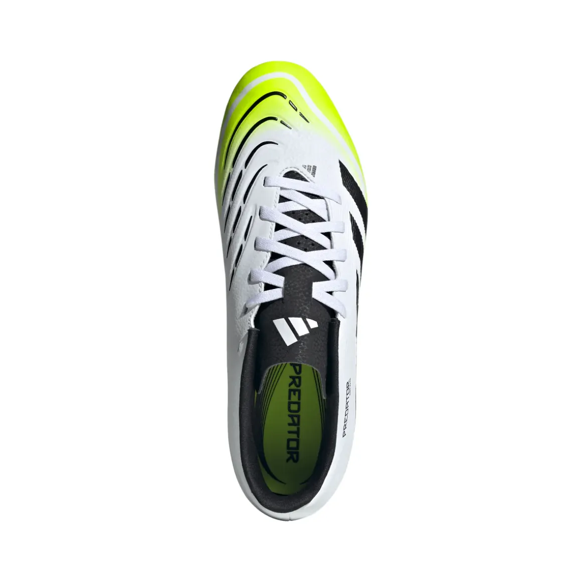Scarpe da Calcio bianche e gialle da Uomo adidas Predator Club FG/MG