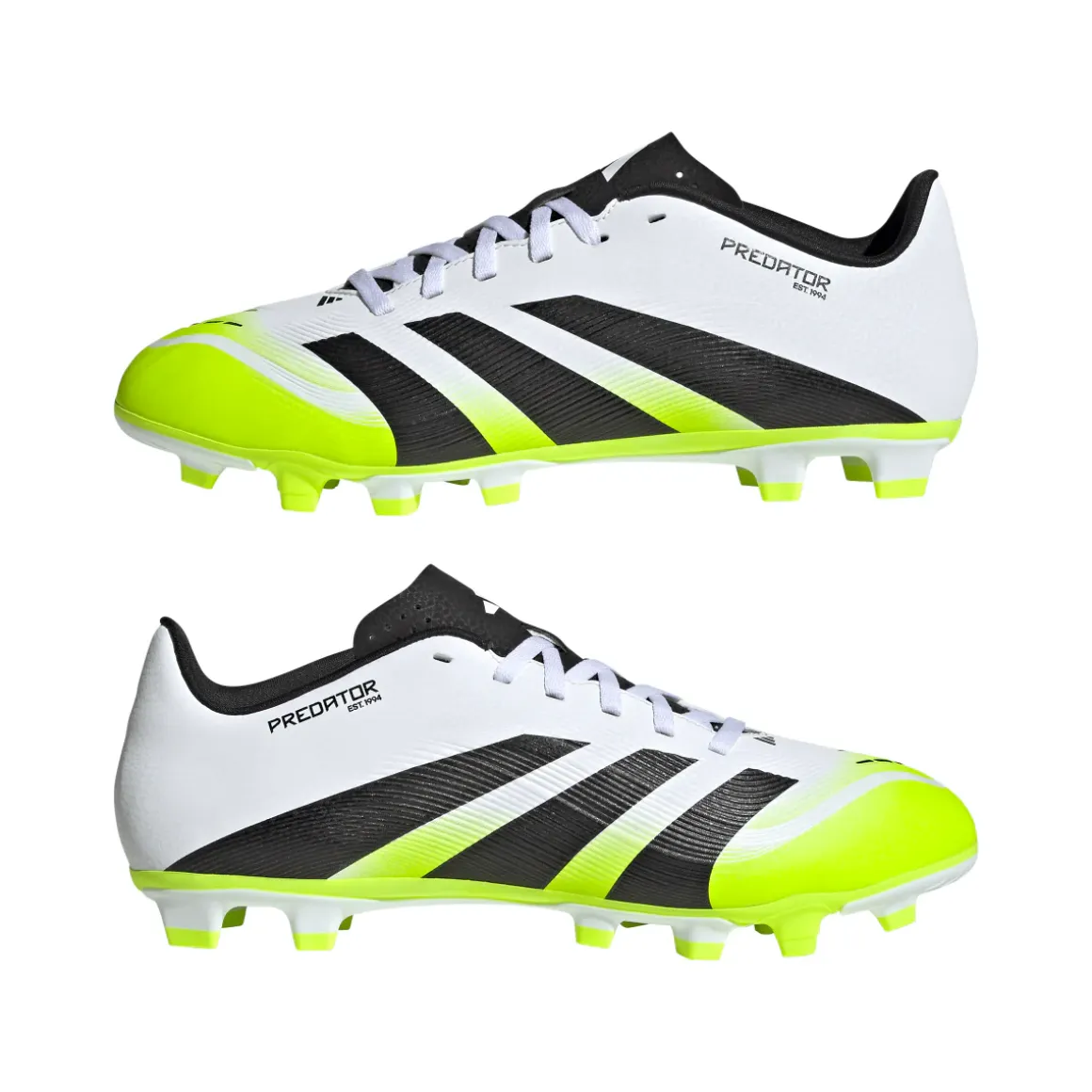 Scarpe da Calcio bianche e gialle da Uomo adidas Predator Club FG/MG