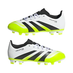 Scarpe da Calcio bianco e giallo Ragazzo adidas Predator Club FG/MG
