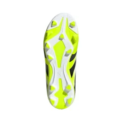 Scarpe da Calcio bianco e giallo Ragazzo adidas Predator Club FG/MG