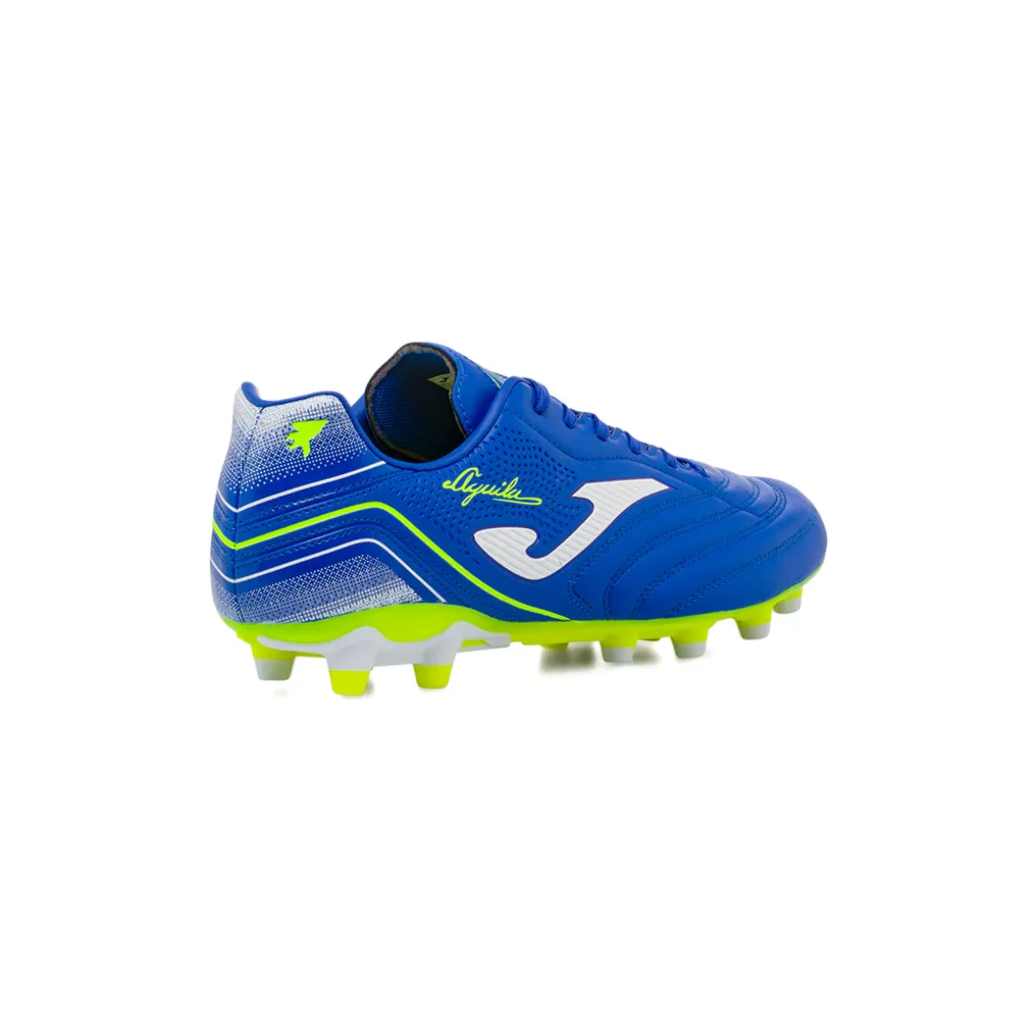 Scarpe da Calcio blu con inserti gialli da Uomo Joma Aguila 2504 FG/AG