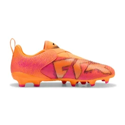 Scarpe da Calcio da ragazzo arancioni Puma slip-on Puma Future 8 FG/AG