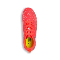 Scarpe da calcio da Ragazzo rosse Puma FUTURE 9 PLAY FG/AG