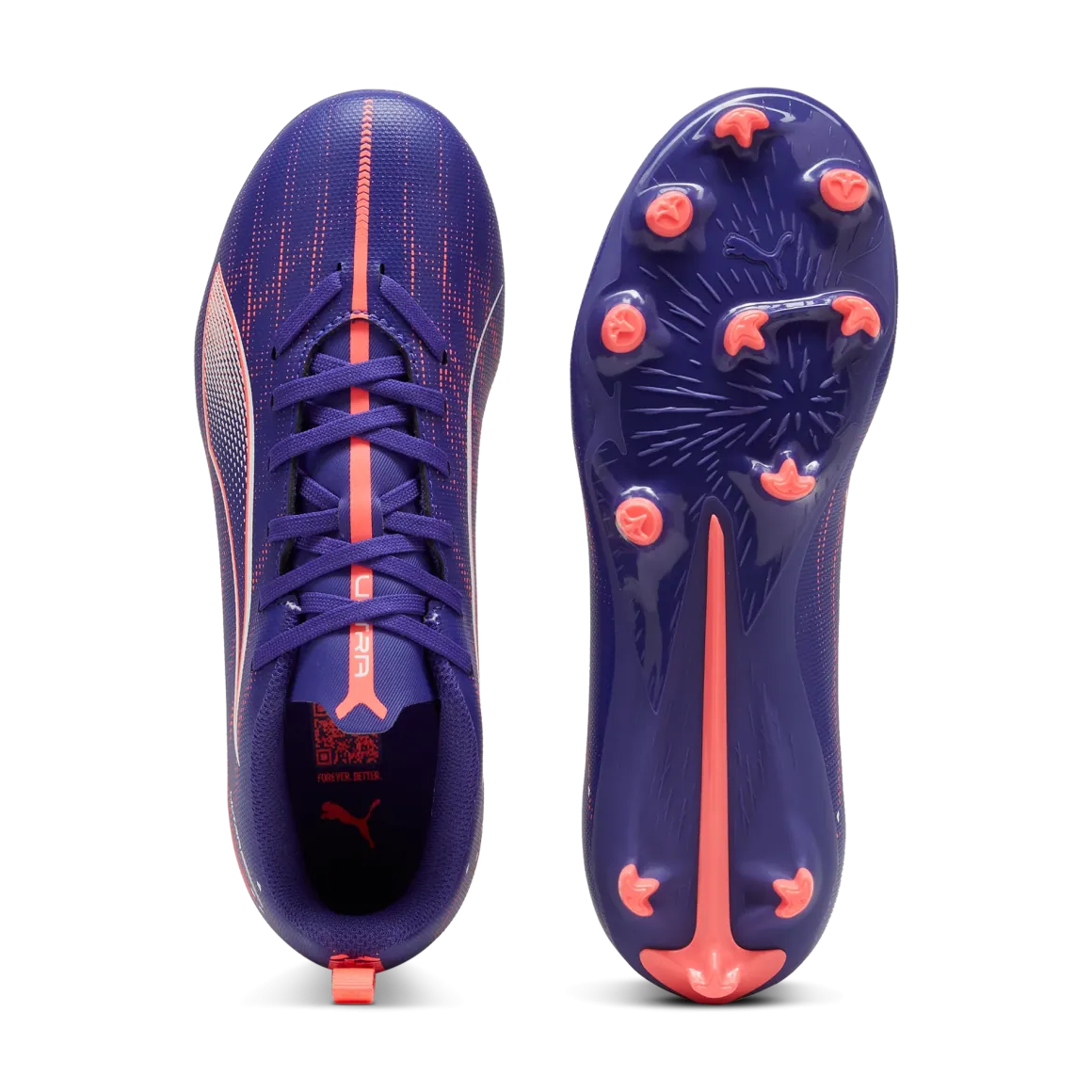 Scarpe da calcio da ragazzo viola Puma Ultra 5
