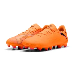 Scarpe da Calcio da uomo arancioni Puma Future 8 Play FG/AG Heat Fire