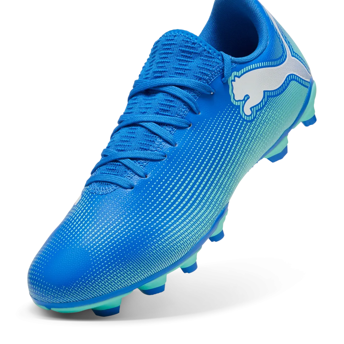 Scarpe da calcio da uomo blu e azzurre per terreni duri Puma Future 7