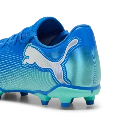 Scarpe da calcio da uomo blu e azzurre per terreni duri Puma Future 7