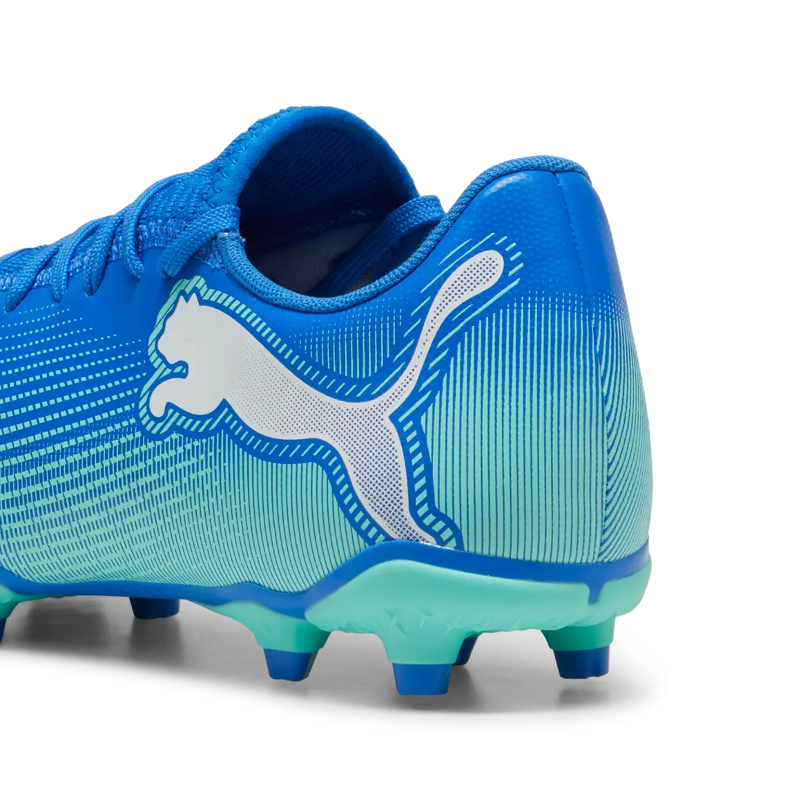 Scarpe da calcio da uomo blu e azzurre per terreni duri Puma Future 7