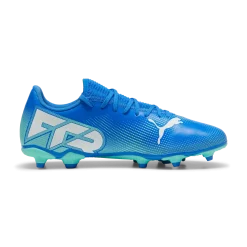 Scarpe da calcio da uomo blu e azzurre per terreni duri Puma Future 7