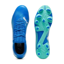 Scarpe da calcio da uomo blu e azzurre per terreni duri Puma Future 7