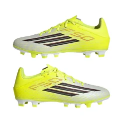 Scarpe da calcio da Uomo gialle e bianche con tacchetti FG adidas F50
