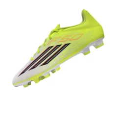Scarpe da calcio da Uomo gialle e bianche con tacchetti FG adidas F50