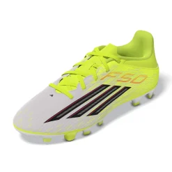 Scarpe da calcio da Uomo gialle e bianche con tacchetti FG adidas F50