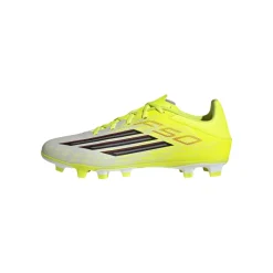 Scarpe da calcio da Uomo gialle e bianche con tacchetti FG adidas F50