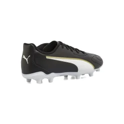 Scarpe da calcio da Uomo nere con inserti bianchi Puma King FG/AG