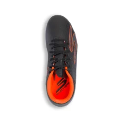 Scarpe da calcio da uomo nere con dettagli arancioni SKECHERS SKX