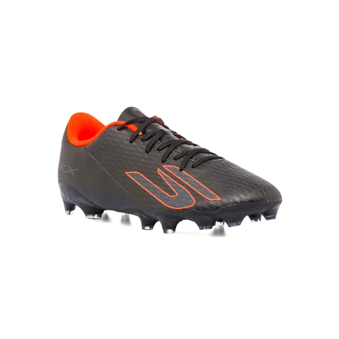 Scarpe da calcio da uomo nere con dettagli arancioni SKECHERS SKX