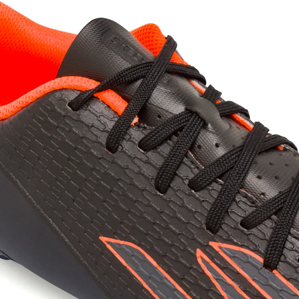 Scarpe da calcio da uomo nere con dettagli arancioni SKECHERS SKX