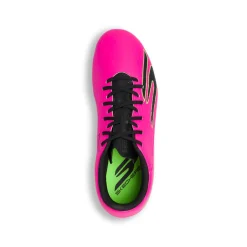 Scarpe da calcio da uomo rosa fucsia con dettagli neri e fluo Skechers