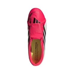 Scarpe da calcio da Uomo rosse e bianche adidas Predator Club FT FG/MG