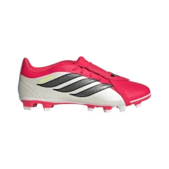 Scarpe da calcio da Uomo rosse e bianche adidas Predator Club FT FG/MG