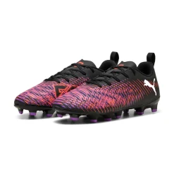 Scarpe da Calcio Nere da bambino con logo laterale FUTURE 8 PLAY FG/AG Puma